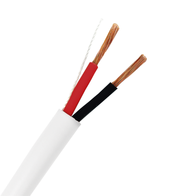 Bobina de 152 Metros / 12AWG 2 Conductores / Cable Profesional de ALTA FIDELIDAD 100% Cobre / Libre de Oxígeno / Interior / Color Blanco / Para Aplicaciones de Audio, Control de Acceso y Automatizaci