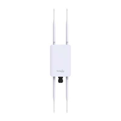 Punto de Acceso WiFi para Exterior, MU-MIMO 2x2, Doble Banda 2.4 y 5 GHz, Hasta 1267 Mbps, Grado de Protección IP67, 250+ Usuarios Simultáneos