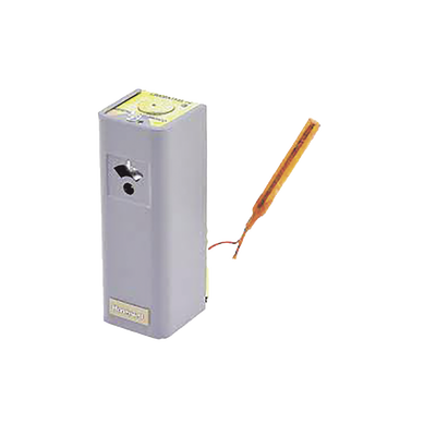 Controlador de montaje horizontal de límite alto o bajo con SPDT, rango operativo 38 a 116 °C , capilar de 3 pulgadas.
