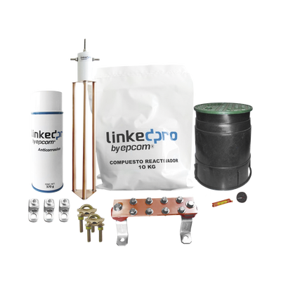 Kit de puesta a tierra LinkedPro, para protección de hasta 30 Amp.