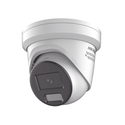 [ PROTECCIÓN ACTIVA ] Turret IP 4 Megapixel / Imagen a Color 24/7 / Lente 2.8 mm / Luz Blanca 30 mts / Exterior IP67 / Luz Intermitente y Alerta de Audio / Micrófono Integrado / Videoanaliticos (Fil