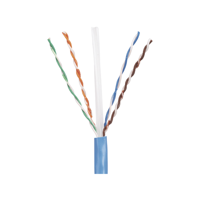 Bobina de Cable UTP 305 m. de Cobre, PanNet, Azul, Categoría 5e (24 AWG), PVC (CM), de 4 pares