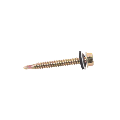 Tornillo Punta Broca Sello Montado 6.5 X 50 mm (1/4" X 2") Caj. C/100pz.