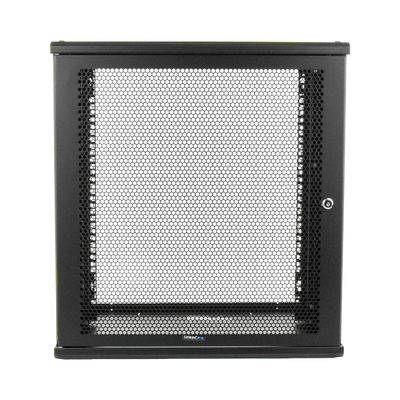 Gabinete Linkedpro de Montaje en Pared, 19in, Puerta Perforada, 12 UR, 450 mm de Profundidad, Color Negro