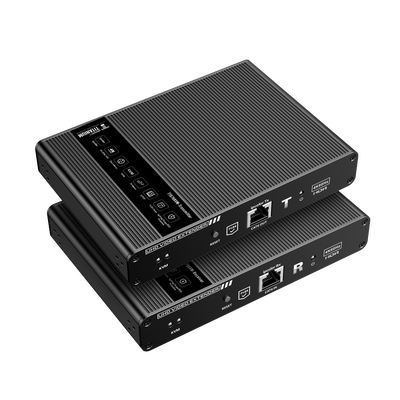 Kit extensor KVM (HDMI y USB) hasta 70 metros / Resolución 4K @ 60 Hz/ Cat 6, 6a y 7 / IPCOLOR / CERO LATENCIA / HDR10 / Salida Loop / Puerto S/PDIF / Uso 24/7 / Transmite el Video y Controla tu DVR 