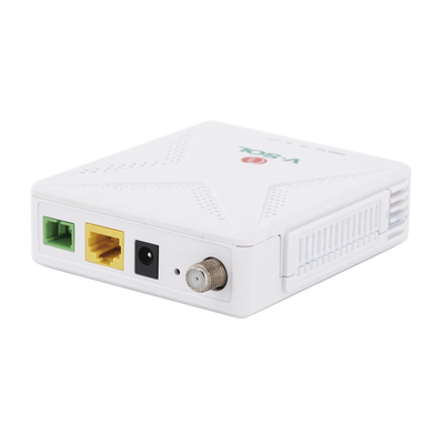 ONU Dual GPON/EPON con 1 Puerto SC/UPC + 1 puerto LAN Gigabit + 1 puerto CATV