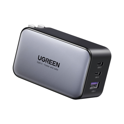 Cargador de 65W serie Nexode / 3 Puertos de Carga Rápida / 2 USB-C / 1 USB-A / Tecnología GaN II / Power Delivery 3.0 / Quick Charge 4.0 / Chip Confiable y Carga Inteligente / Optimiza la Experienci