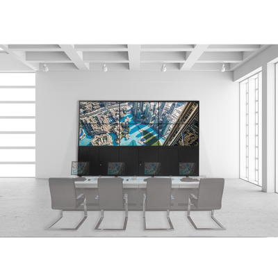 Kit Videowall 3X2 / Incluye 6 Pantallas de 55" / Decoder / Base de Piso / Accesorios de Instalación