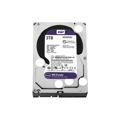 Disco Duro PURPLE de 3TB / 3 AÑOS DE GARANTÍA / Para Videovigilancia