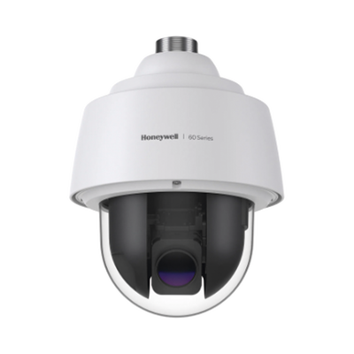 PTZ IP 2 Megapixel / 25X Zoom / 150 mts IR / H.265 / IA (Filtro de Humanos y Vehiculos) / Merodeo / PoE+ / Exterior IP67 / IK10 / ONVIF / NDAA / Serie 35 / Honeywell Security