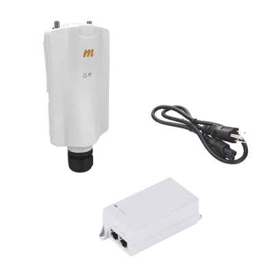 Kit de radio A5x, 700 Mbps, hasta 64 usuarios concurrentes,  Monitoreo a travez de la nube, incluye POE24V y cable de alimentación PCC53 