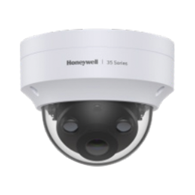 Camara Domo IP 5 Megapíxeles / Lente 2.8 mm / 40 mts IR / NDAA / ONVIF / Exterior IP67 / Antivandálica IK10 / IA (Filtro de Humanos y Vehiculos) / Conteo de Personas / Merodeo / H.265 / PoE / Alarma