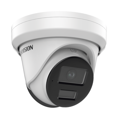 Turret IP 4 Megapixel / 40 mts IR EXIR / Lente 2.8 mm / WDR 120dB / Exterior IP67 / Vídeoanaliticos Integrados / PoE / microSD