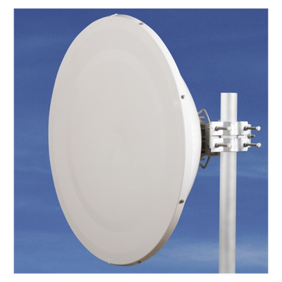 Antena direccional Alto Rendimiento / Parábola profunda para mayor aislamiento al ruido /4 ft / Guía de onda  para radio B5x y C5x / Ganancia de 35 dBi / Soporte de acero inoxidable / Polaridad en 9