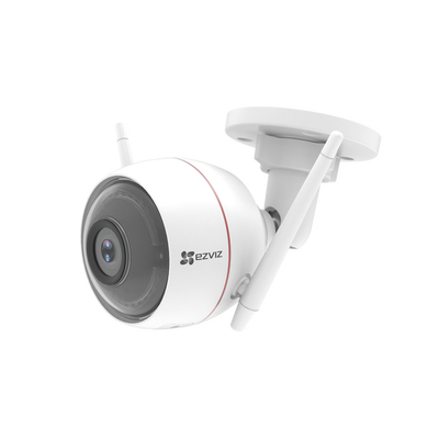 Bala IP 2 Megapíxel / Wi-Fi / Audio de Dos Vías / Sirena (Alerta al Intruso) / Luz Blanca / Ranura para Memoria / Uso en Exterior.