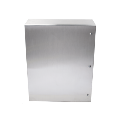 Gabinete de Acero Inoxidable IP66 Uso en Intemperie (800 x 1000 x 300 mm) con Placa Interna Galvanizada.