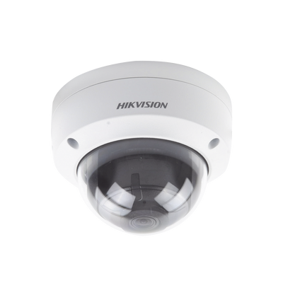 Domo IP 4 Megapixel / Serie PRO / 30 mts IR EXIR / Exterior IP67 / IK10  / Lente 2.8 mm / WDR 120 dB / PoE / Videoanaliticos Integrados / MicroSD