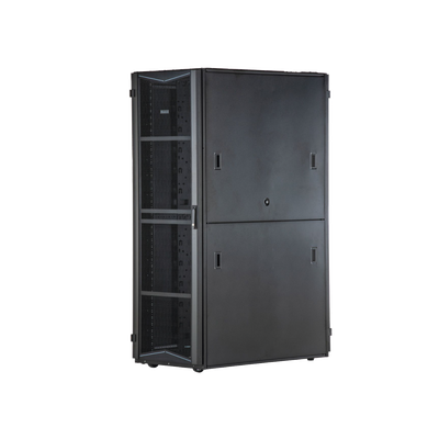 Gabinete FlexFusion para Centros de Datos, 42 UR, 800 mm de Ancho, 1200 mm de Profundidad, Fabricado en Acero, Color Negro