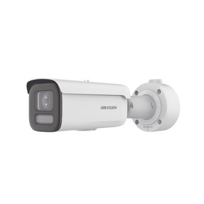 Bala IP 4 Megapixel / Lente Mot. 2.7 a 13.5 mm / Dual Light (60 mts IR + 60 mts Luz Blanca ) / Darkfighter S / Exterior IP67  / IK10 / WDR 130 dB / AcuSense / Captura Facial / HEOP