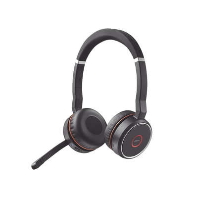 Jabra Evolve 75 SE Stereo, conexión Bluetooth, indicador de ocupado, USB-A Compatible con cualquier plataforma UC (7599-848-109)