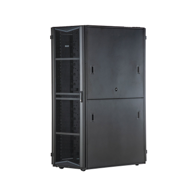 Gabinete FlexFusion para Centros de Datos, 42 UR, 800 mm de Ancho, 1070 mm de Profundidad, Fabricado en Acero, Color Negro