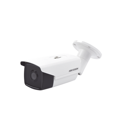 Bala IP 4 Megapixel / Serie PRO / Lente 4 mm / 50 mts IR EXIR / Uso en Exterior IP67 / WDR / PoE / MicroSD