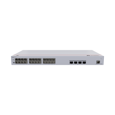 HUAWEI eKit - Switch Gigabit Administrable PoE Capa 2 / 24 puertos 10/100/1000 Mbps (PoE) / 4 Puertos SFP+ Uplink / 400W / PoE Perpetuo / Administración Nube Gratis