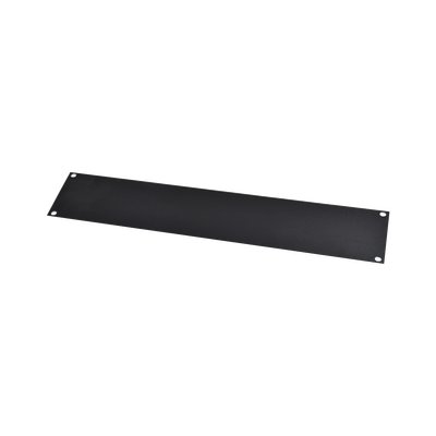 Tapa Ciega para Rack de 19in,  de 2UR, Color Negro