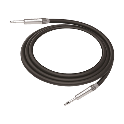 Cable de Audio | Plug 1/4 in a Plug 1/4 in Stereo | Carcasa Cromada | Conectores Seetronic | Longitud 5m