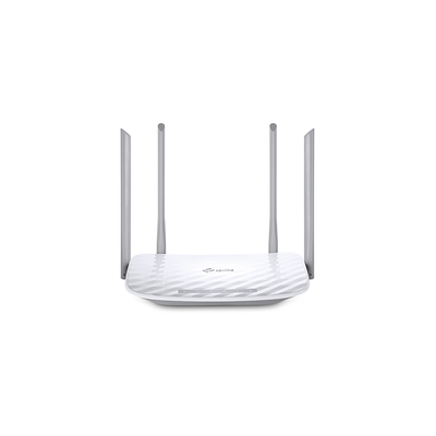 Router Inalámbrico doble banda AC, 2.4 GHz y 5 GHz Hasta 1200 Mbps, 4 antenas externas omnidireccional, 4 Puertos LAN 10/100 Mbps, 1 Puerto WAN 10/100 Mbps, Versión 4.2