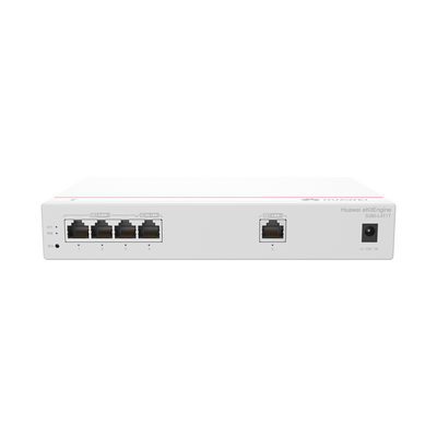 Router Multi-Servicio / 1 puerto 10/100/1000 Mbps(WAN) / 4 puertos 10/100/1000 Mbps(LAN) / Rendimiento 1 Gbps / Controla hasta 32 APs / Hasta 150 Clientes / Administración Nube Gratis