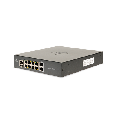 Switch cnMatrix EX1010  de 8 puertos Gigabit Ethernet y 2 SFP, Capa 2,  gestión en la nube