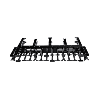 Organizador de Cables Horizontal NetManager de Alta Densidad, Doble (Frontal y Posterior), Para Rack de 19in, 1UR