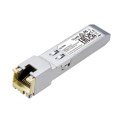 Transceptor mini-GBIC SFP RJ45 / Admite 1000BASE-T / Hasta 100 metros / Conector RJ45 (1G)