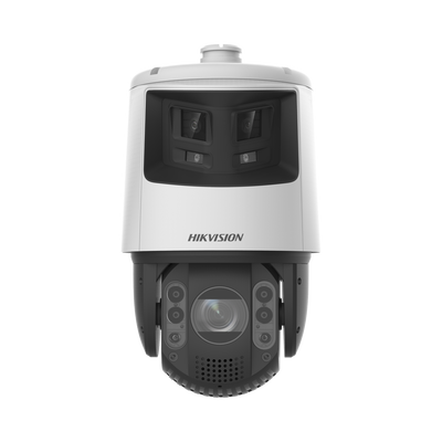 [TandemVu] PTZ IP 4 Megapixel con Cámara Panoramica 6 Megapixel / 25X Zoom / 200 mts IR / 30 mts Luz Blanca / ACUSENSE / IP66 / Alerta Audible y Luz Estroboscopica / Autoseguimiento / Hi-PoE / Alarma