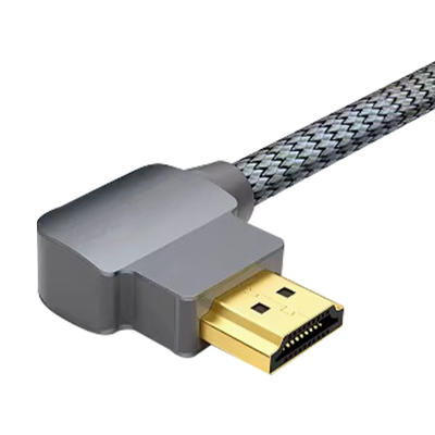 Cable HDMI Angulo 90º| 3m | Alta Definición | Version 2.0 | Alta velocidad 18Gbps | 4K@60Hz | 