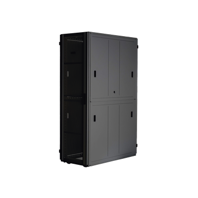 Gabinete FlexFusion™ XGL (Light) para Centros de Datos, 42 UR, 600 mm de Ancho, 1200 mm de Profundidad, Fabricado en Acero, Color Negro