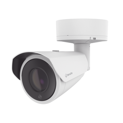 Camara Bala IP 4K con IA / Lente Motorizado 31x 6.91 a 214.7 mm / P-Iris / WDR 120dB / H.265 / RanuraSD / Protección IP67 IK10 NEMA4X / conteo de personas y vehiculos