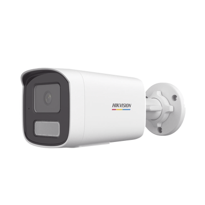 Bala IP 6 Megapixel / ACUSENSE Lite (Detección de Movimiento en Humanos y Vehículos)  / Lente 2.8 mm / Luz Blanca 50 mts / Imagen a Color 24/7 / Exterior IP67 /  WDR 120 dB / PoE / ONVIF 