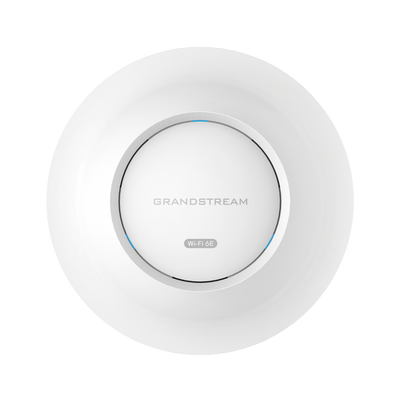 Punto de acceso Wi-Fi 6E tribanda GWN 802.11ax, con administración desde la nube gratuita o stand-alone.