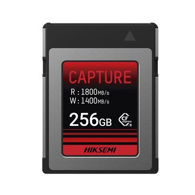 Memoria CFexpress tipo B / Clase 10 de 256 GB / Especializada para Cámaras de Fotografía y Video  / 1800 MB/s Lectura / 1400 MB/s Escritura