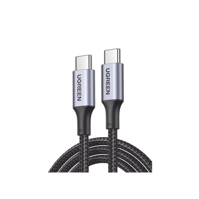 Cable USB-C a USB-C | 3 Metros | Carga Rápida de hasta 100W | Transferencia de datos 480 Mbps | PD3.0 | QC4.0/3.0/2.0 | FPC | AFC | Protección Integrada| Caja de Aluminio | Nylon Trenzado | Amplia C