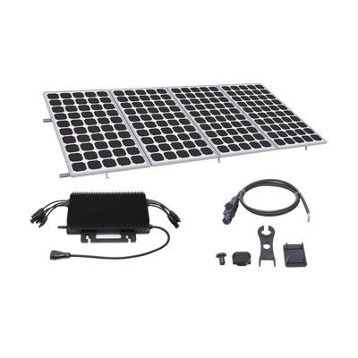 Kit Solar para Interconexión de 2.2KW de Potencia Pico 220Vcc con Microinversor y 4 Módulos de 550 W (Incluye Montaje )