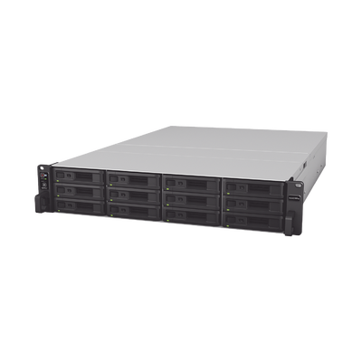 Servidor NAS para rack de 12 bahías / Expandible a 36 bahías / Hasta 432 TB / Doble fuente de poder