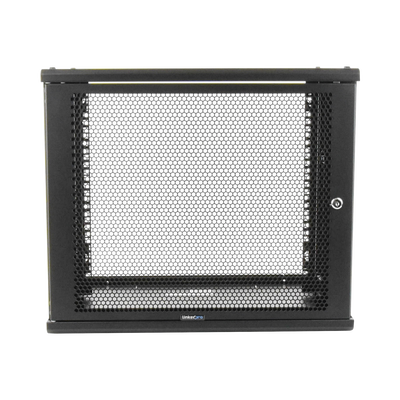 Gabinete Linkedpro de Montaje en Pared, de 19in, Puerta Perforada, 9 UR, 450 mm de Profundidad, Color Negro