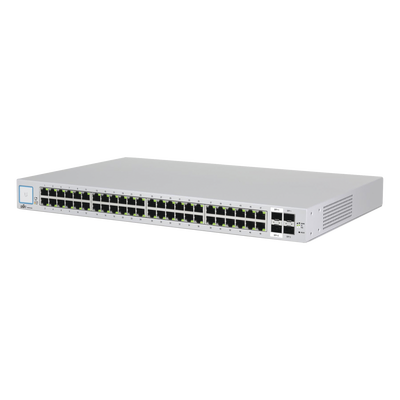 Switch UniFi administrable de 48 puertos 10/100/1000, 2 SFP y 2 SFP+, Sin PoE