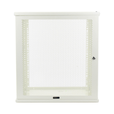 Gabinete Linkedpro de Montaje en Pared, 19in, Puerta Perforada, 12 UR, 450 mm de Profundidad, Color Blanco