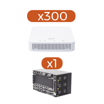 Kit 300 ONT´s AN5506-01AG ONU GPON 1 PTO GE + 1 OLT AN6000-7