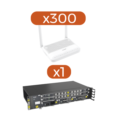 Kit 300 ONT´s HG6145D2 + 1 OLT AN5516-04-AC