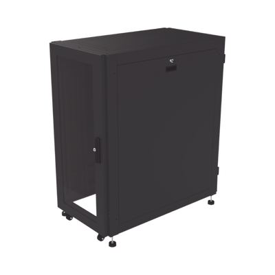 Gabinete Profesional para Telecomunicaciones de 24UR, 600 mm de Ancho x 1000 mm de Profundidad.